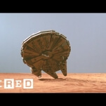 Behold the destruction of the Millennium Falcon (in Lego form)