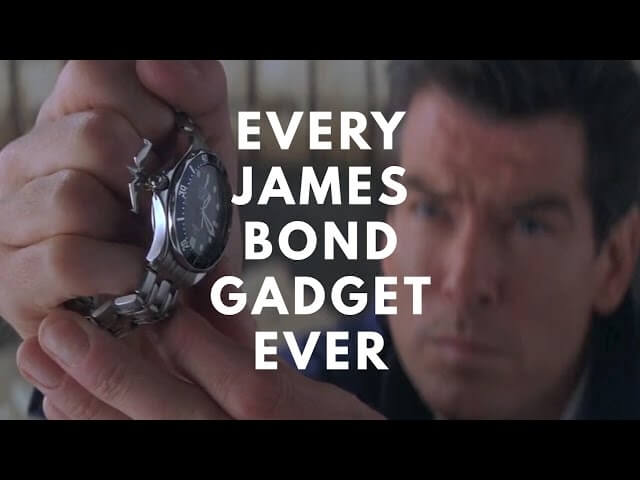 Supercut reveals each and every James Bond gadget