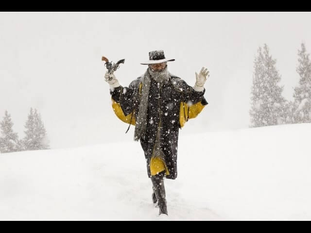 Snow is falling and guns are blazing in the new Hateful Eight trailer