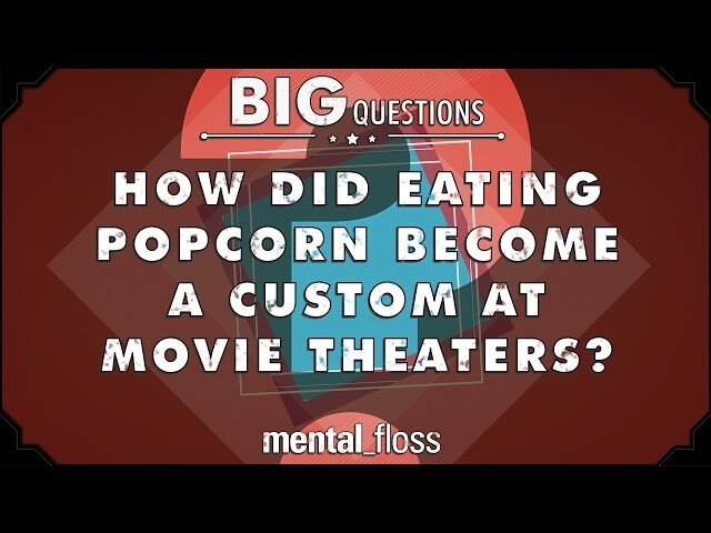 Movies and popcorn were a marriage of yummy economic convenience