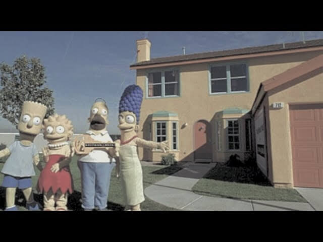 A visit to what was once the real-life Simpsons house in Nevada