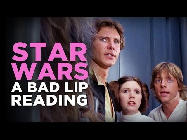 Star Wars gets the Bad Lip Reading treatment with help from celebs