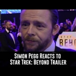 Wincing Simon Pegg admits he didn’t like the new Star Trek trailer either