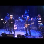 The Kinks’ Ray and Dave Davies reunited on stage last night