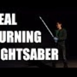 A Star Wars superfan and hobbyist now has a “real” working lightsaber