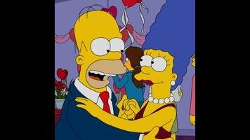 Professor Frink solves love in a messy Simpsons valentine