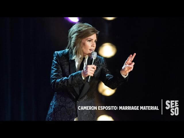 Cameron Esposito invites you to her bachelor party in Marriage Material trailer