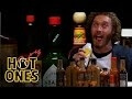 T.J. Miller talks Deadpool while ingesting some insanely spicy chicken wings