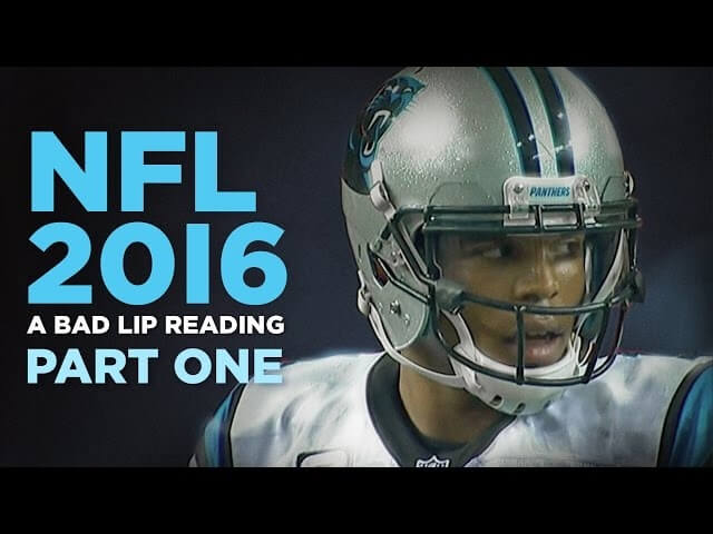 Just in time for the Super Bowl, the NFL once again gets the Bad Lip Reading treatment