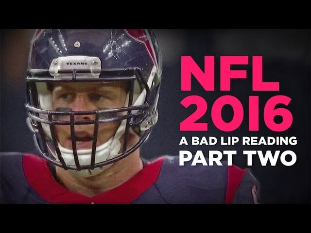 Bad Lip Reading continues to mine the NFL for source material