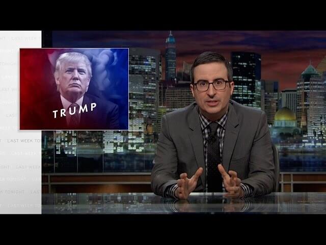 Last Week Tonight With John Oliver introduces the world to “Donald Drumpf”