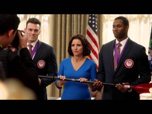 Selina Meyer’s trying to look, if not act, presidential in new Veep trailer