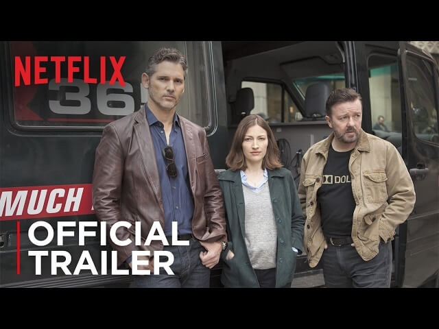 Eric Bana and Ricky Gervais ham it up in the Special Correspondents trailer