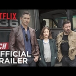 Eric Bana and Ricky Gervais ham it up in the Special Correspondents trailer