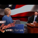 Jimmy Kimmel mansplains political campaigning to Hillary Clinton