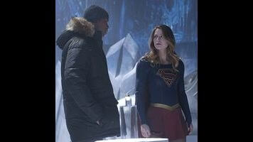 Supergirl visits the Fortress of Solitude, fights off-brand Mystique