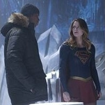 Supergirl visits the Fortress of Solitude, fights off-brand Mystique