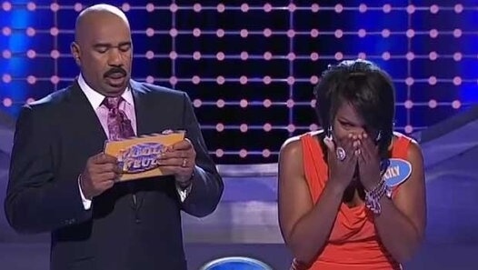 Steve Harvey has no patience for these smutty Family Feud contestants