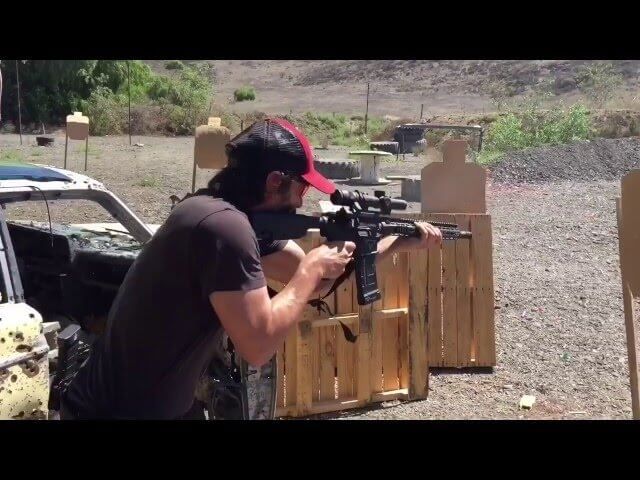 Keanu Reeves is legitimately amazing at shooting guns