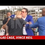 Nicolas Cage and Vince Neil brawled on the streets of Las Vegas