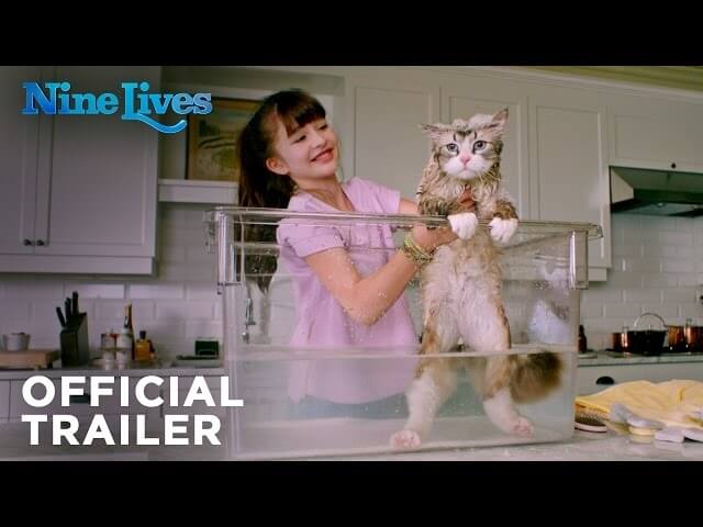 Kevin Spacey’s still a cat, still upset about it in the extended Nine Lives trailer