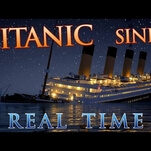 Commemorate the Titanic disaster by watching the doomed ship sink in real time