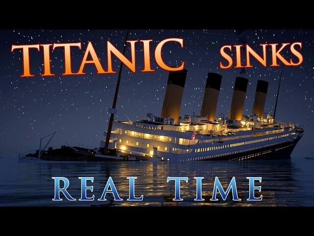 Commemorate the Titanic disaster by watching the doomed ship sink in real time