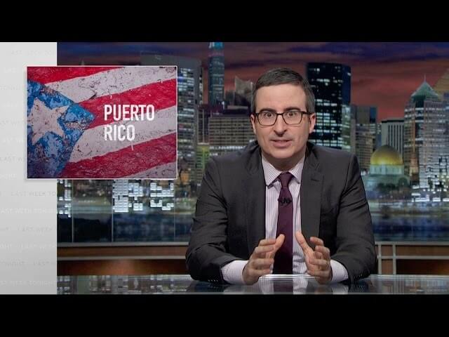 John Oliver nabs a Lin-Manuel Miranda performance on behalf of Puerto Rico