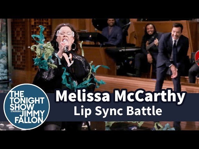 Melissa McCarthy goes full Pocahontas in a lip sync battle with Jimmy Fallon