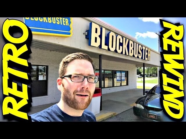 A nostalgic fan visits a still-functioning Blockbuster Video in Indiana