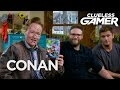 Conan faces weird penalties for playing video games with Zac Efron and Seth Rogen