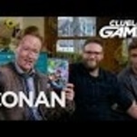 Conan faces weird penalties for playing video games with Zac Efron and Seth Rogen