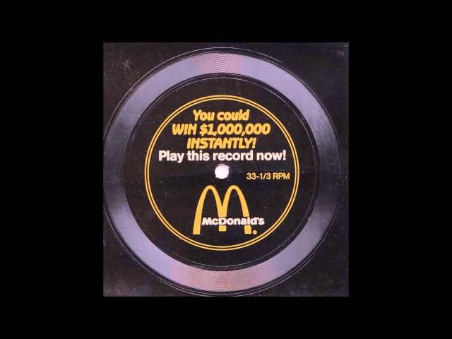 In 1988, McDonald’s released a maddening “$1,000,000 Menu Song”