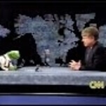 In 1994, Kermit The Frog filled in as host of CNN’s Larry King Live