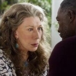 It’s complicated for Frankie and her yam man on Grace And Frankie