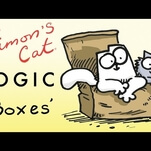 A new “Simon’s Cat Logic” video explains why cats love cardboard boxes