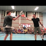 Combat juggling exists, and it is damn entertaining