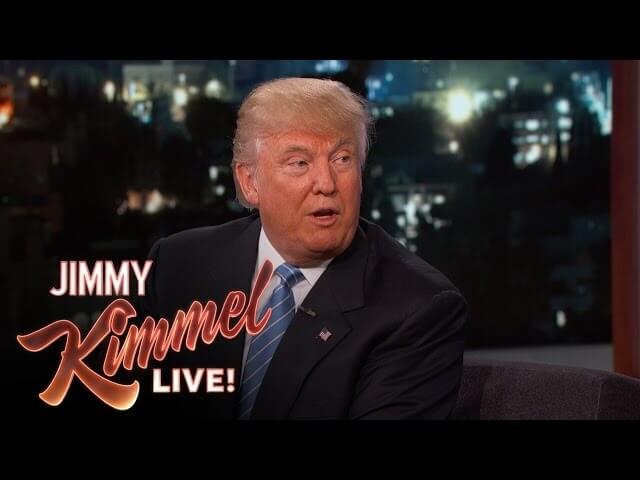 Donald Trump talks running mates and paid debates on Jimmy Kimmel Live!