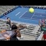 Serena Williams schools the Dude Perfect guys with her ace tennis tricks