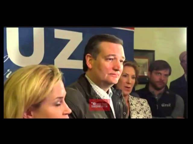 Ted Cruz got in one last awkward pop culture reference for the road