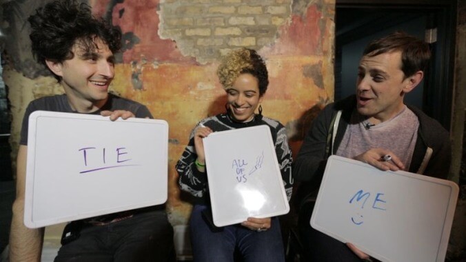 Find out which member of The Thermals smokes the most weed in our version of The Newlywed Game