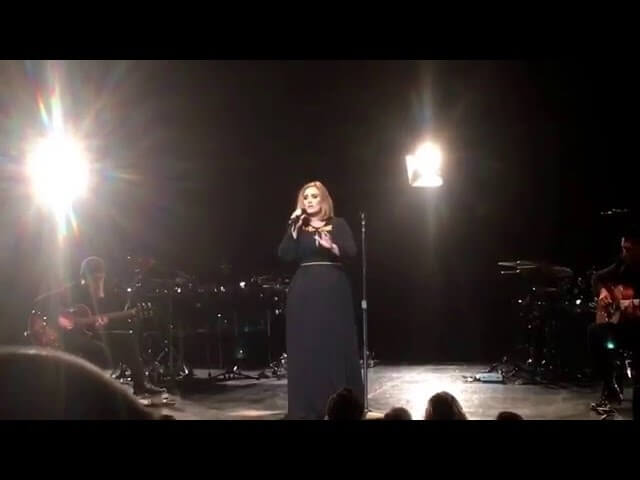 Adele’s profane reaction to messing up one of her songs is adorable