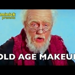 See how old-age makeup compares to how actors really age in movies