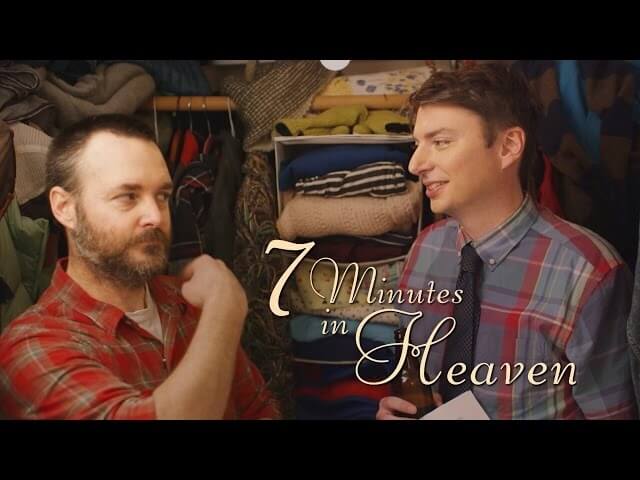 Mike O’Brien and Will Forte get up close and ketchup-covered on 7 Minutes In Heaven