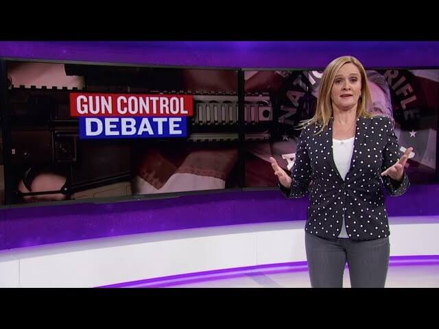 Samantha Bee tracks the GOP’s history of dumping on Trump and stumping for the NRA