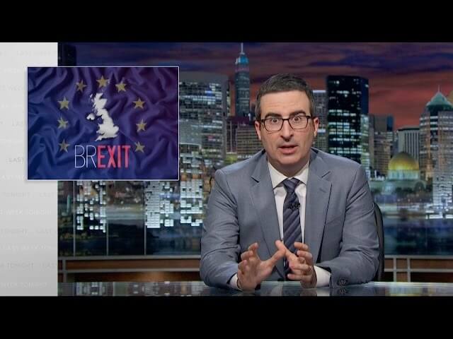 John Oliver debuts an offensive new anthem for the U.K.