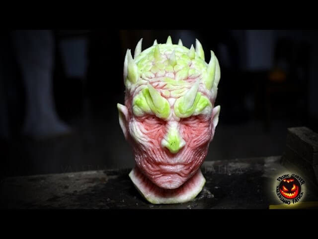 Game Of Thrones’ Night’s King is still scary in watermelon form