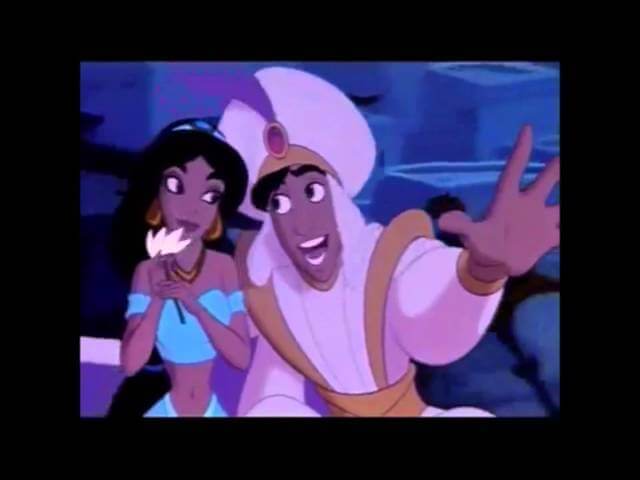 In a more realistic Aladdin, “A Whole New World” would barely be audible
