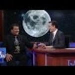 Neil deGrasse Tyson puts a woman on the moon on The Late Show