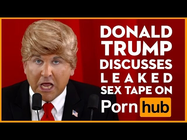 PornHub proves there is no God with Donald Trump porn parody